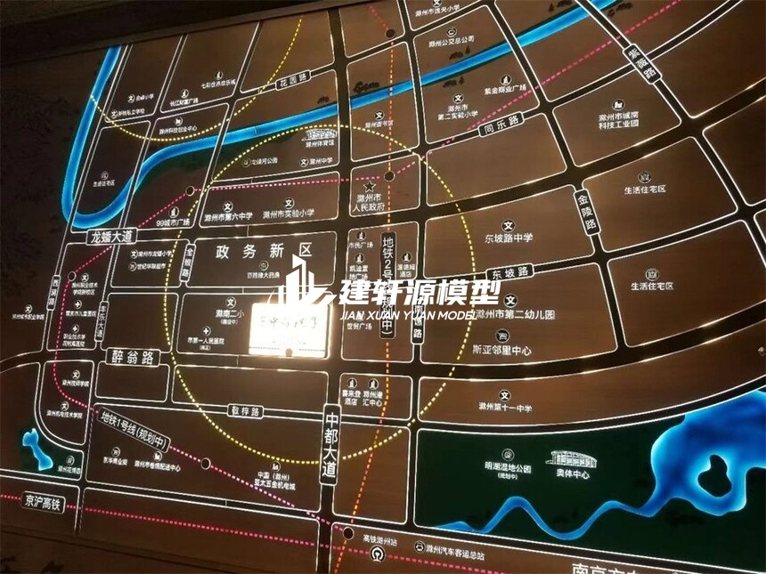 宏伟区域壁挂模型