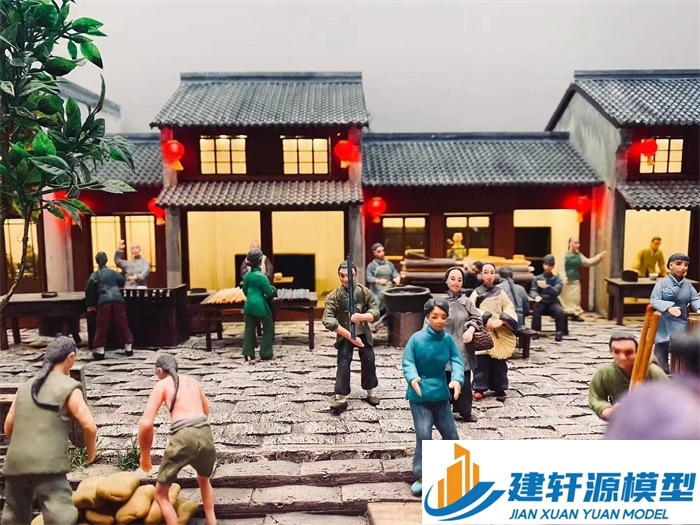 宏伟香市微缩模型
