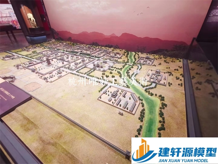 宏伟微缩模型法门寺