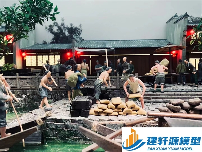 宏伟博物馆江南水乡模型